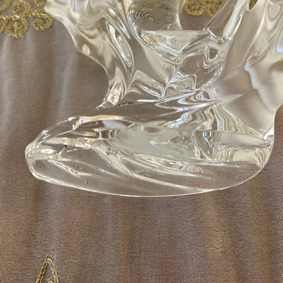 The Magnificent Dolphin Lenox Crystal with Frosted Vintage from the 90’s - Picture 5 of 6